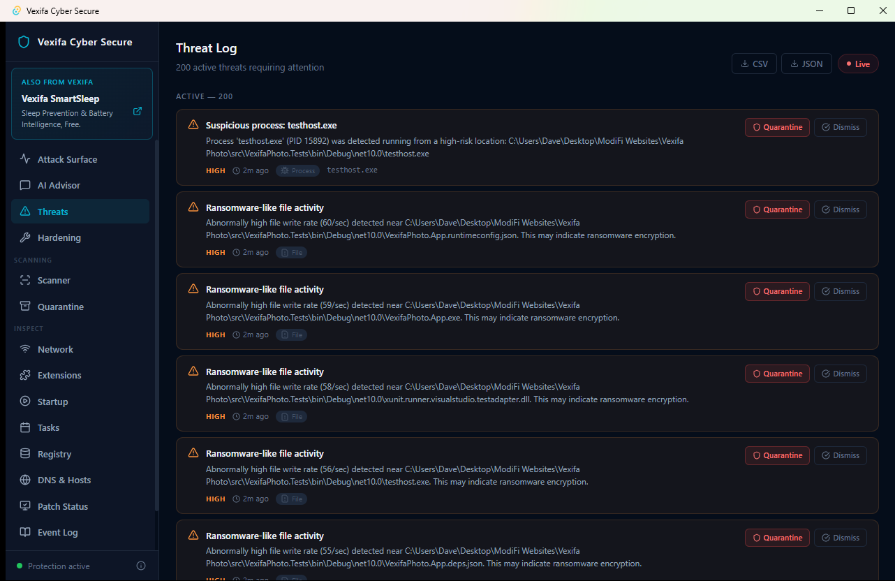 Threat Log